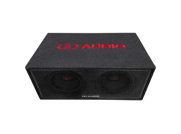 DD Audio LE-212.2 basskasse 2x12" i kasse, 600W RMS, 1 Ohm