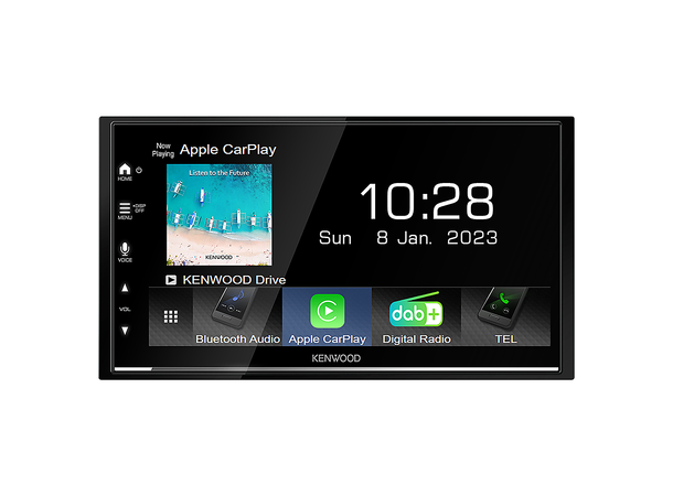 Kenwood DMX7722DABS Trådløs Carplay & Android Auto, DAB+, BT